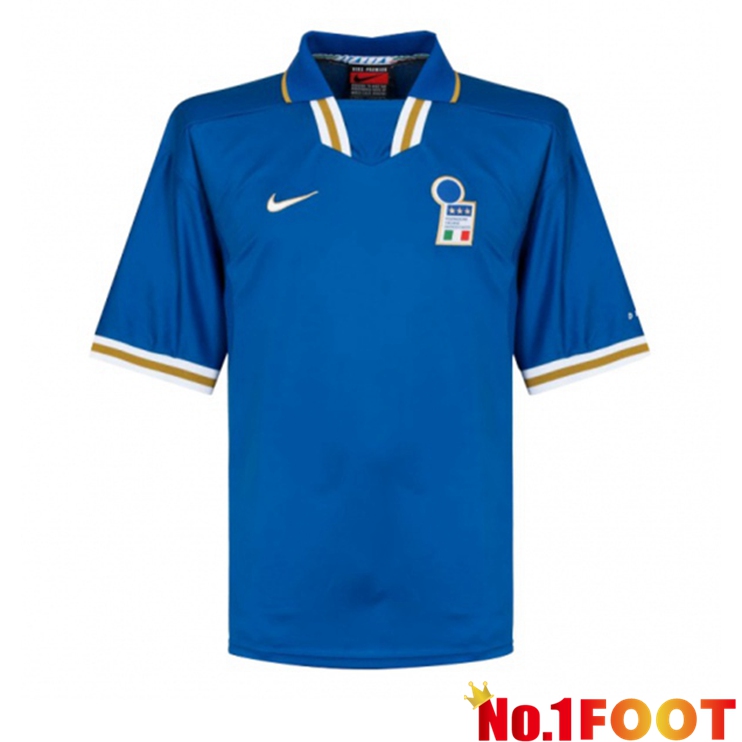 Italy Retro Home Jersey Blue 1996