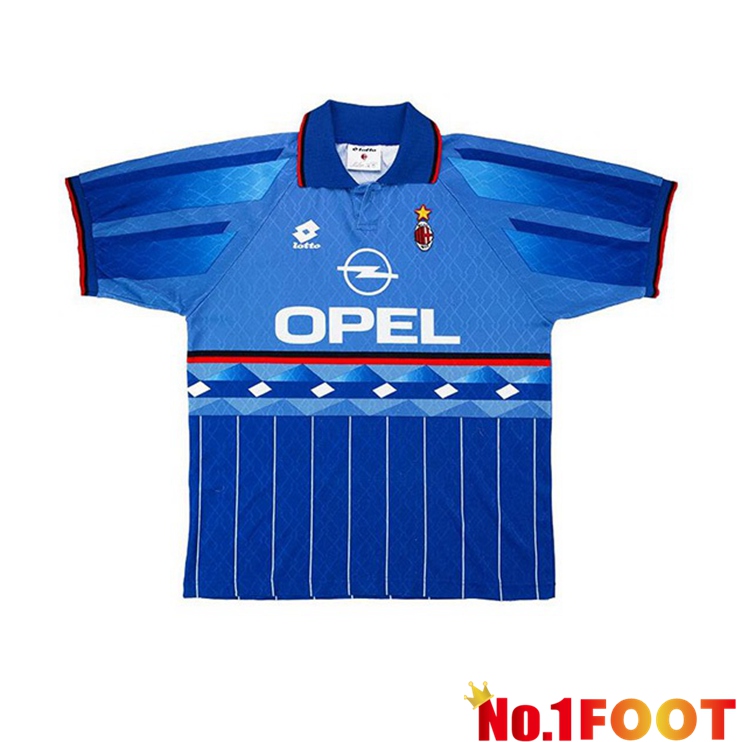 AC Milan Fourth Jersey Retro Blue 1995-1996