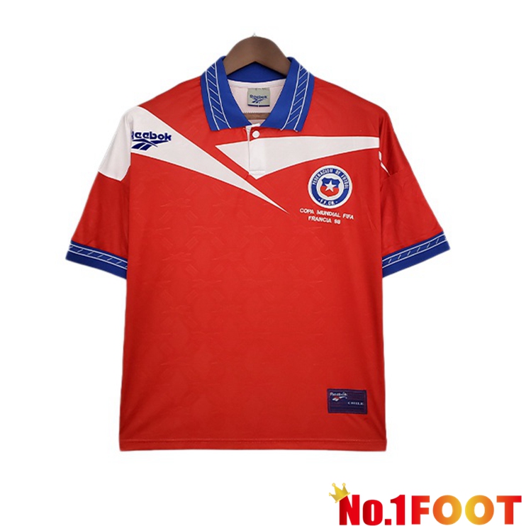 Chile Retro Retro Home Jersey Red 1998