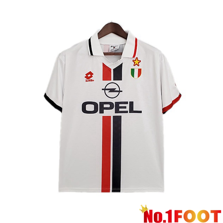 AC Milan Retro Away Jersey White 1995-1997