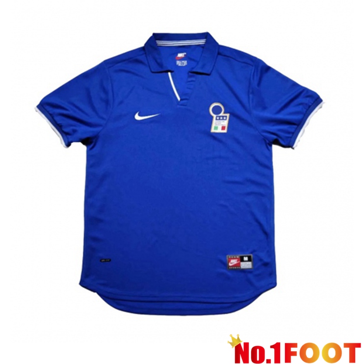 World Cup Italy Retro Home Jersey Blue 1998