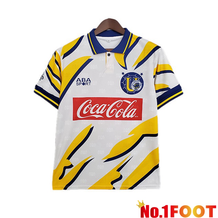 Tigres UANL Retro Away Jersey Yellow White 1996-1997