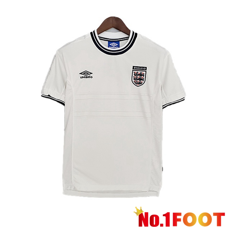 England Retro Home Jerseys White 2000