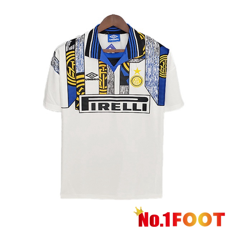 Inter Milan Retro Away Jerseys White 1996-1997