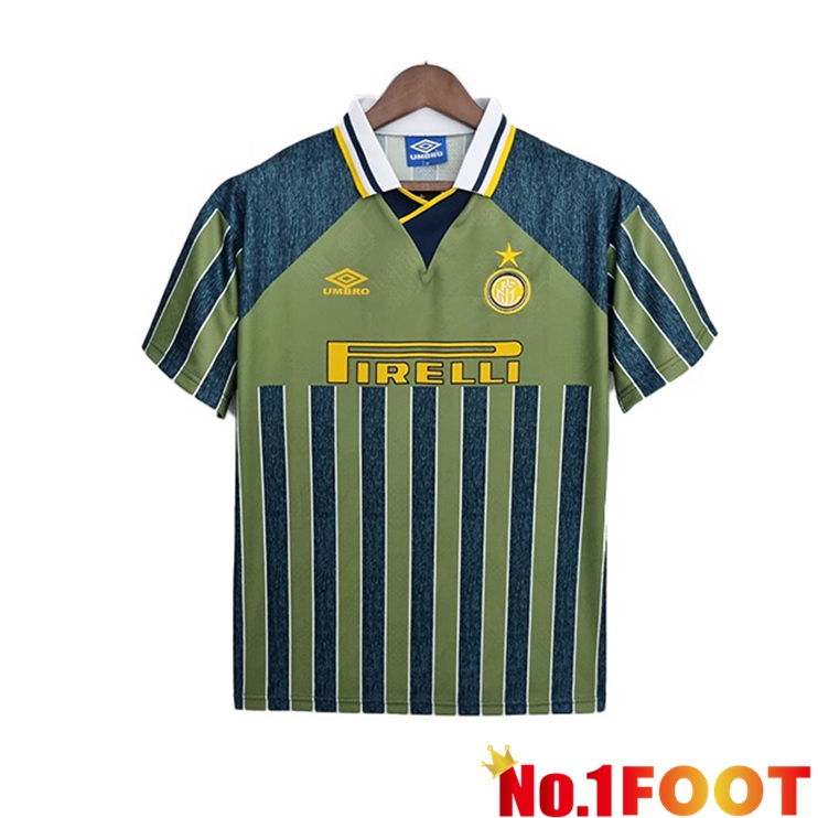 Inter Milan Retro Away Green Jersey 1995-1996