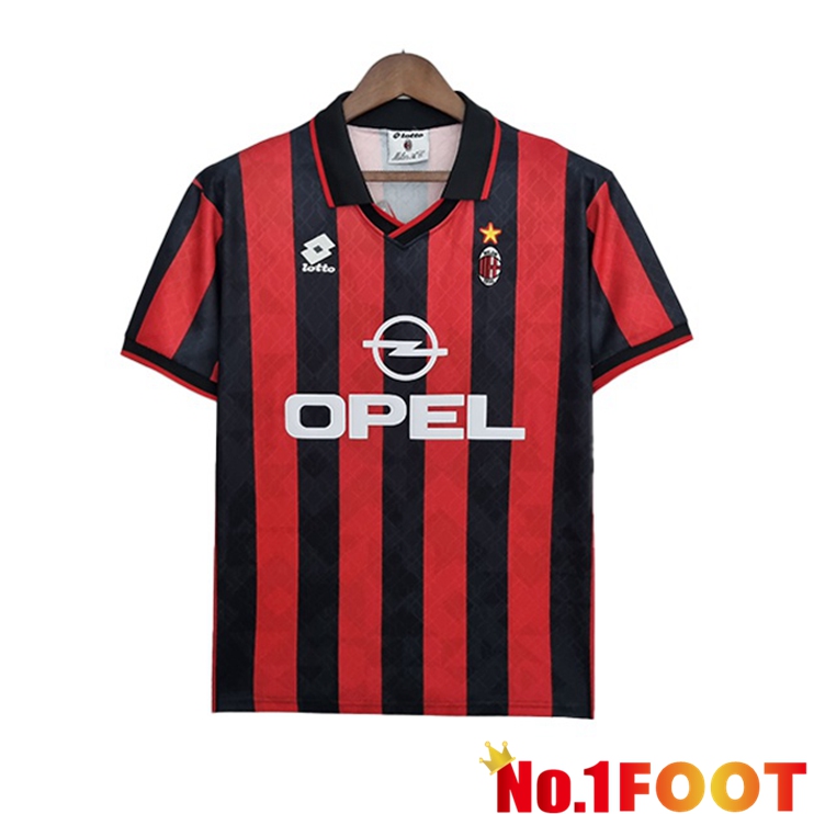 AC Milan Retro Home Red Jersey 1995-1996