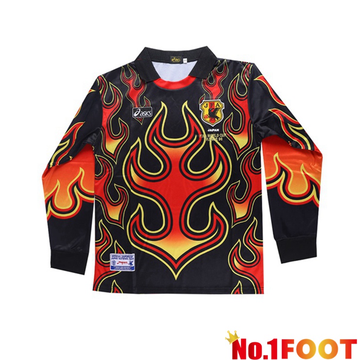 World Cup Japan Goalkeeper Jersey Retro Black 1998