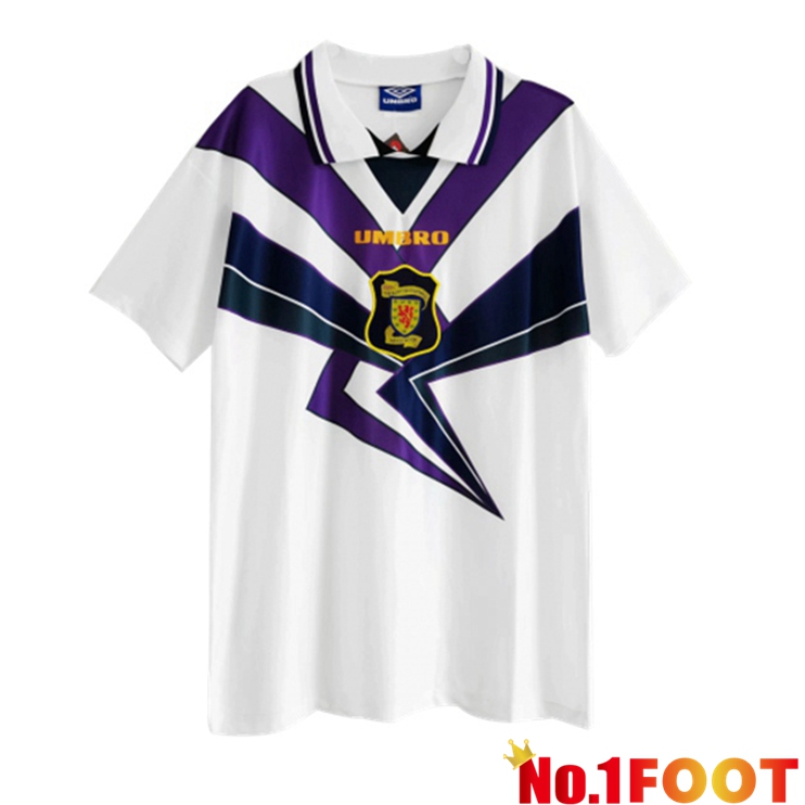 Scotland Retro Away Jersey White 1996