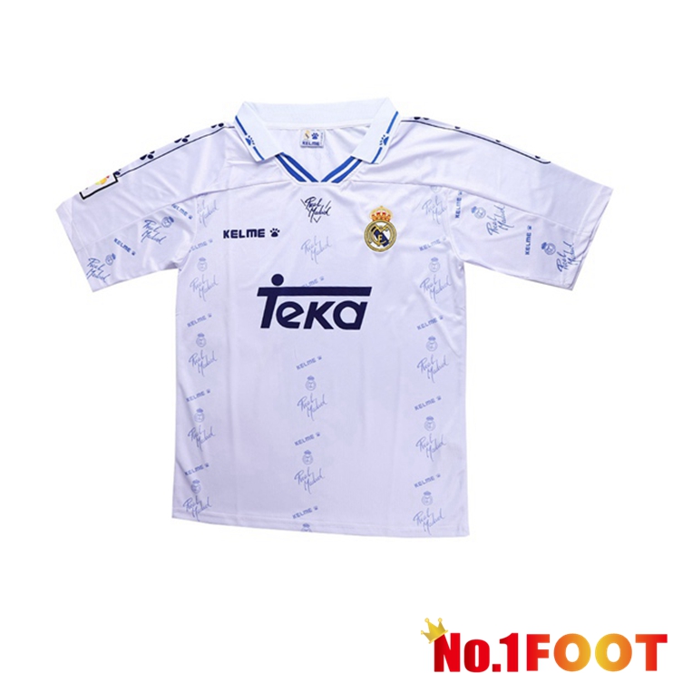 Real Madrid Retro Home Jersey White 1994-1996