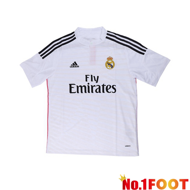 Real Madrid Retro Home Jersey White 2014-2015