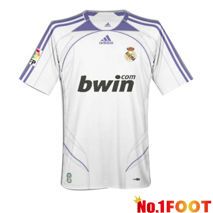 Real Madrid Retro Home Jersey White 2007-2008