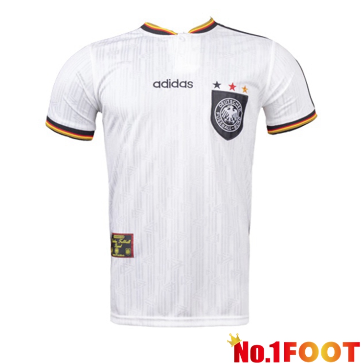 Germany Retro Home Jersey White 1996