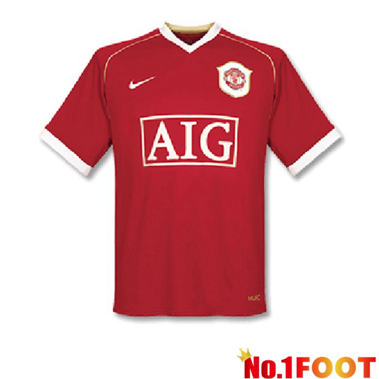 Manchester United Retro Home Jersey Red 2006-2007