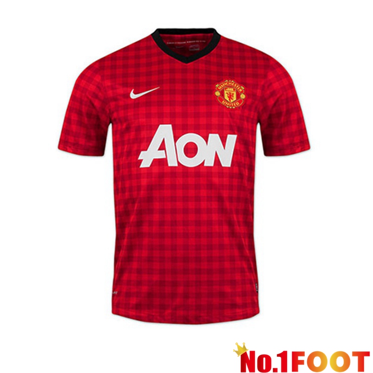 Manchester United Retro Home Jersey Red 2012-2013