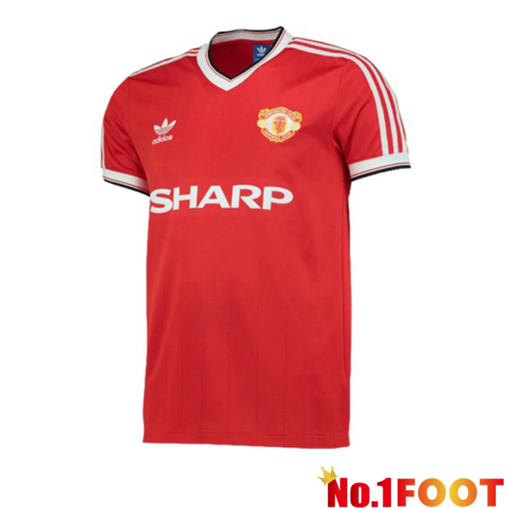 Manchester United Retro Home Jersey Red 1982-1984