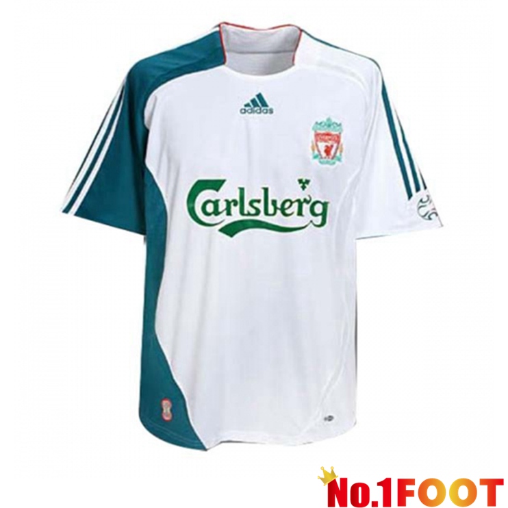 FC Liverpool Third Retro Away Jersey White 2006-2007