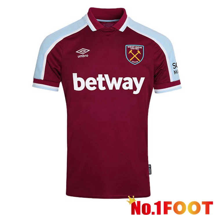 West Ham United Home Jersey Red 2021/22