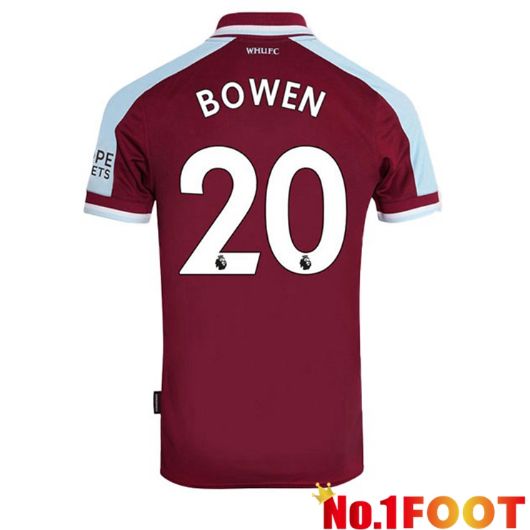 West Ham United (BOWEN 20) Home Jersey Red 2021/22