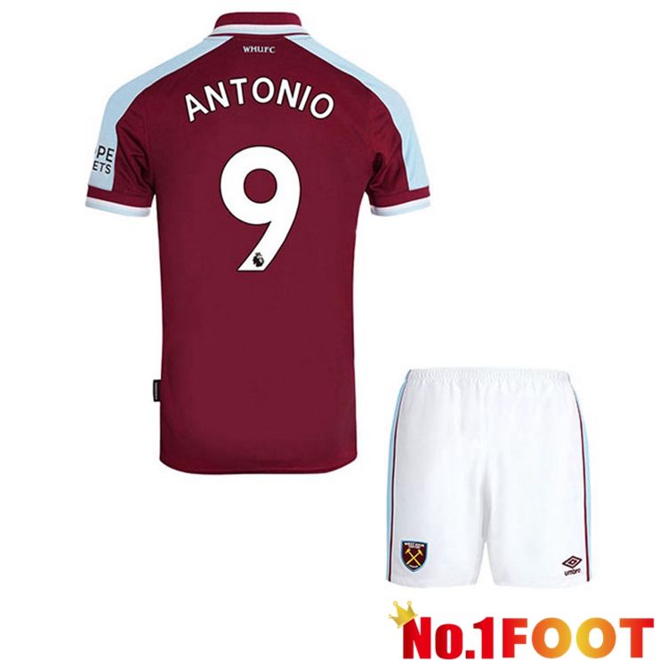 West Ham United (ANTONIO 9) Kids Home Jersey Red 2021/22