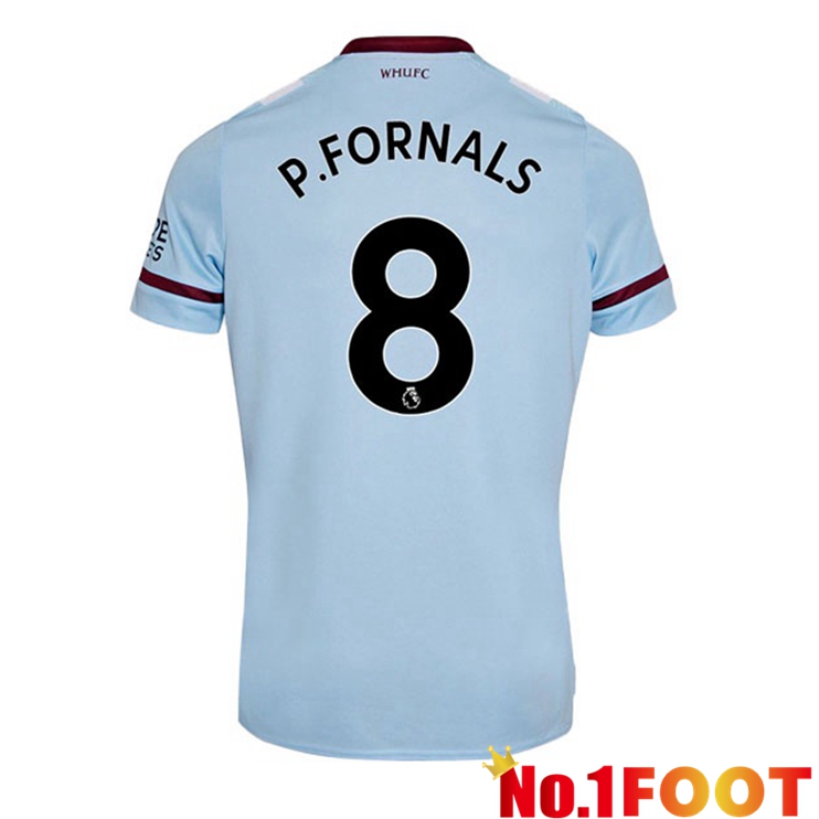 West Ham United (P.FORNALS 8) Away Jersey Blue 2021/22