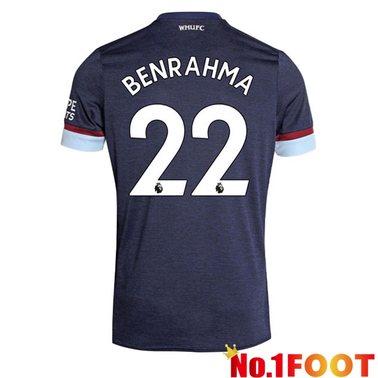 West Ham United (BENRAHMA 22) Third Jersey Blue 2021/22