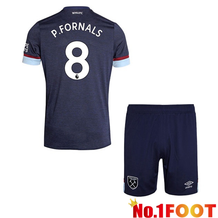 West Ham United (P.FORNALS 8) Kids Third Jersey Blue 2021/22