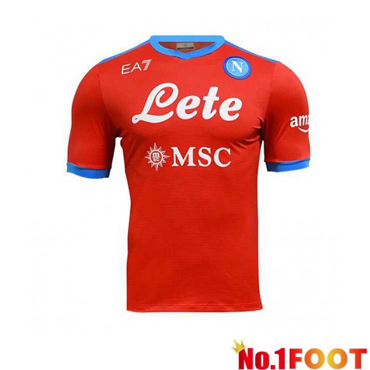 SSC Napoli Four Jerseysth Red 2021-2022