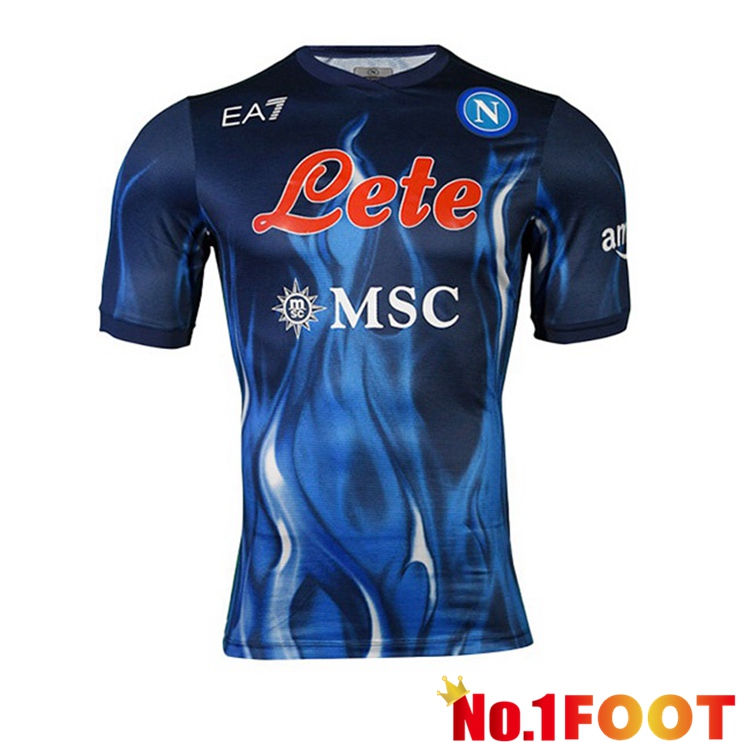 SSC Napoli Third Jerseys Blue 2021-2022 - Click Image to Close