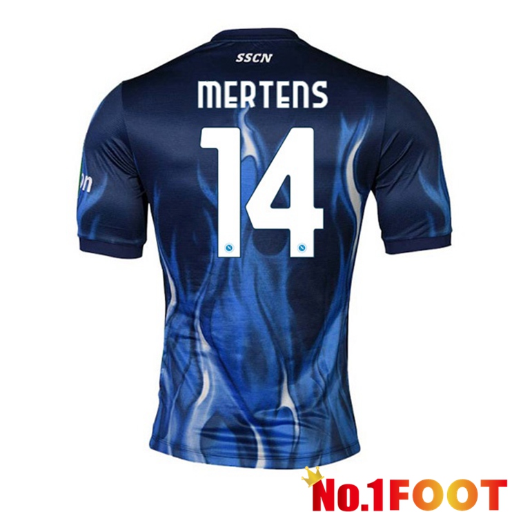 SSC Napoli (Mertens 14) Third Jerseys Blue 2021-2022