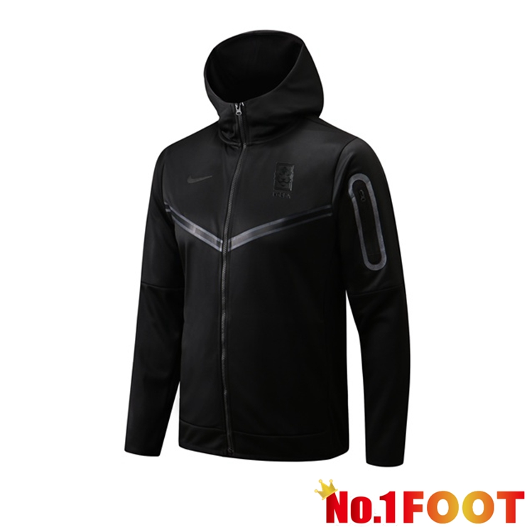 South Korea Training Jacket Hoodie Black 2022/2023