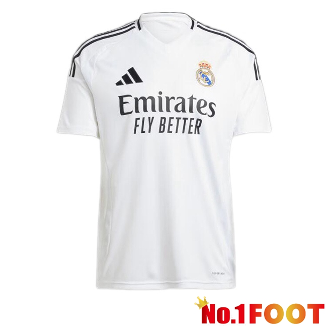 Real Madrid Home Soccer Jersey White 2024/2025