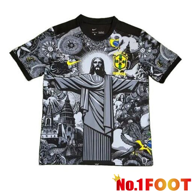 Brazil Soccer Jersey Special Edition Black 2024/2025