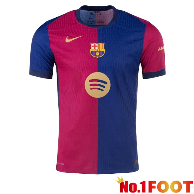 FC Barcelona Home Soccer Jersey Blue Red 2024/2025