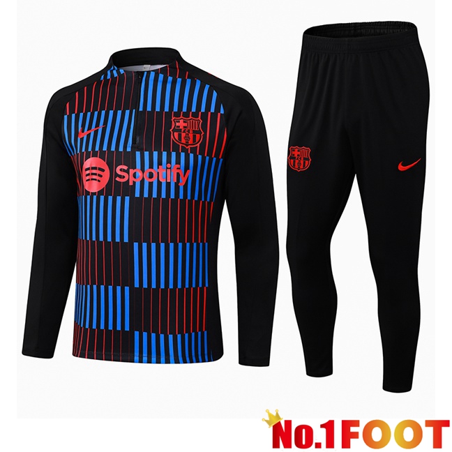 FC Barcelona kit Training Tracksuit Blue Black Red 2024/2025