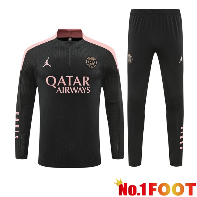 Paris PSG kit Training Tracksuit Black 2024/2025