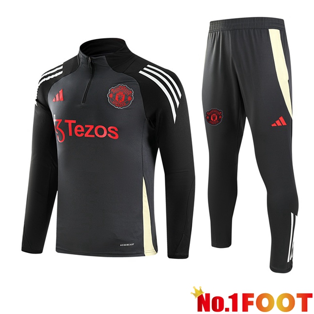 Manchester United kit Training Tracksuit Grey 2024/2025