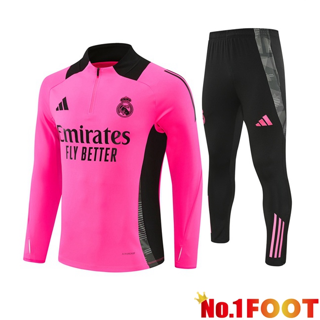 Real Madrid kit Training Tracksuit Pink 2024/2025