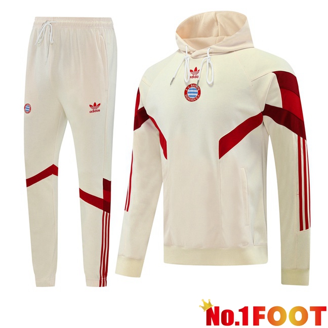 Bayern Munich Training Tracksuit Sweatshirt Hoodie Yellow 2024/2025