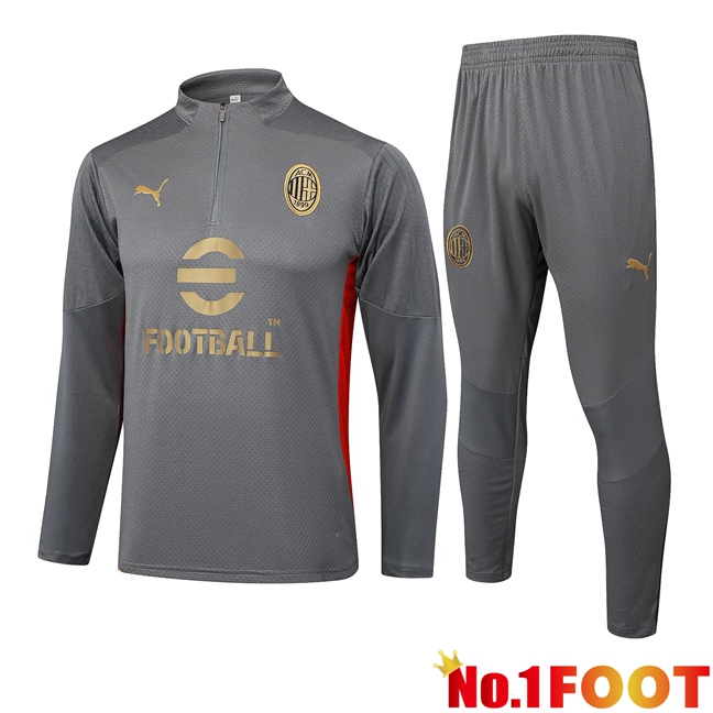 AC Milan kit Training Tracksuit Grey 2024/2025