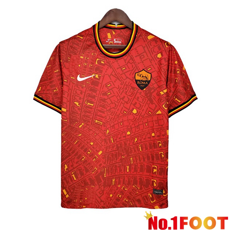 AS Roma Training T Shirt Red 2021/2022